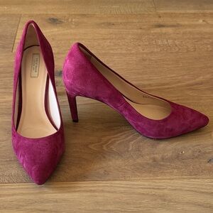 Cole Haan Women's Heels - Maroon Suede